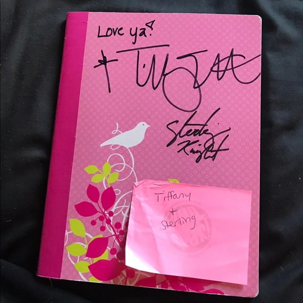 Sonny with a chance signed notebook